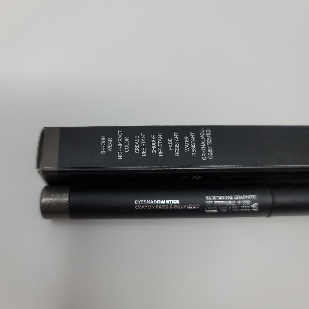 BareMinerals BarePro Longwear Eyeshadow Stick Crayon Glistening Graphite 0.05 Oz - Picture 4 of 5
